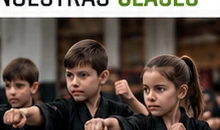 Imagen ilustrativa de niños entrenando Kenpo